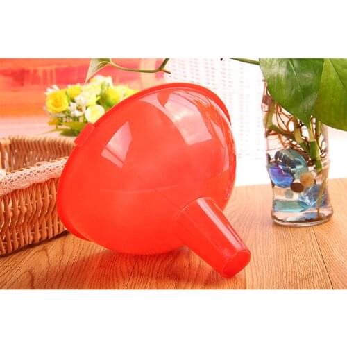 1PC 16.5CM Big Size PP funnel Water Soy Vinegar Liquid filling points Gasoline Engine oil Drip tight funnel KC 1406