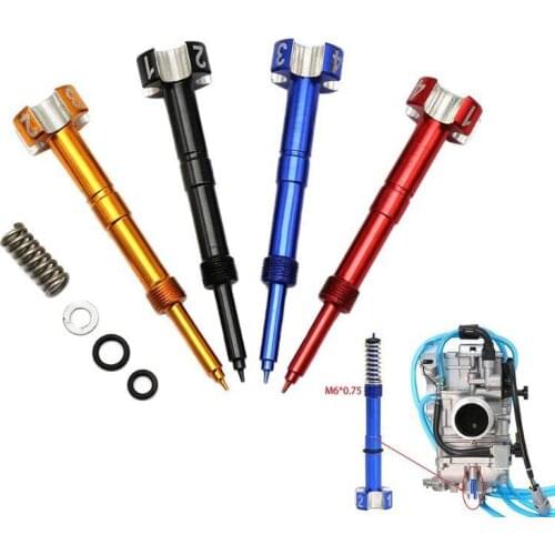 1PC CNC Easy Adjustable Fuel Mixture Screw Air Fuel Carburetor Screw Mixture Screws for Motorcycle ATV Dirt Bikes Keihin FCR MX