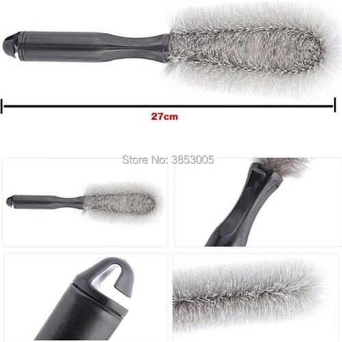 1PCS Car Wheel Tire Rim Washing Cleaning Brush for volvo lexus jeep wrangler ford focus opel mats peugeot mercedes .benz amg