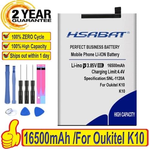 100% Original HSABAT 15500mAh Battery For Oukitel K10