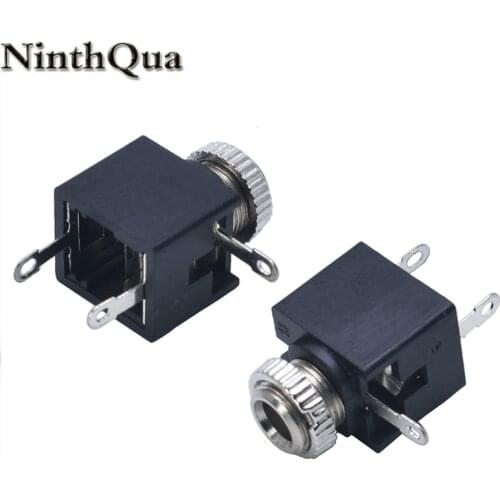 2/5/10Pcs Good Quality 3.5mm Female Audio Connector 3 Pin DIP Headphone Jack Socket Mono Channel PJ-301M PJ301M