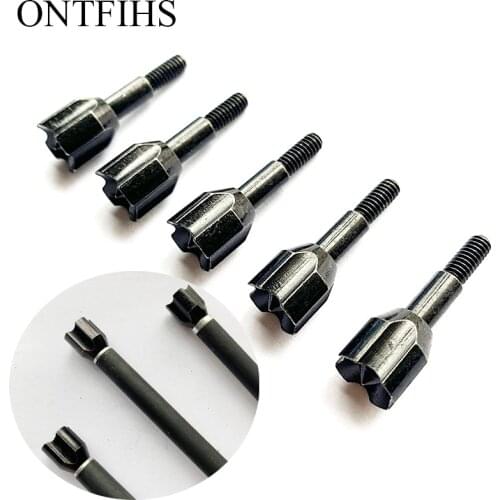 6Pcs Hammer Type Carbon Stee Pointed Arrow Compound Crossbow Animal Hunting arrowhead