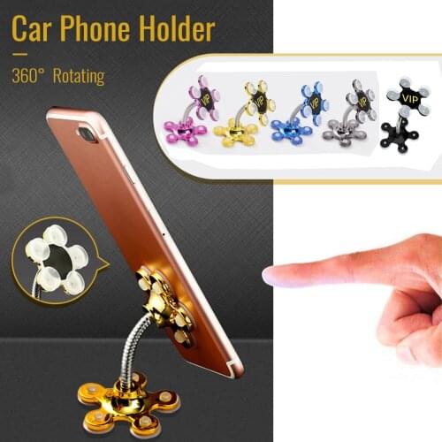 Portable Car Phone Holder In The Car 360 GPS Stand Bracket Support Smartphone Voiture Phone Holder for iphone Xiaomi Samsung Car