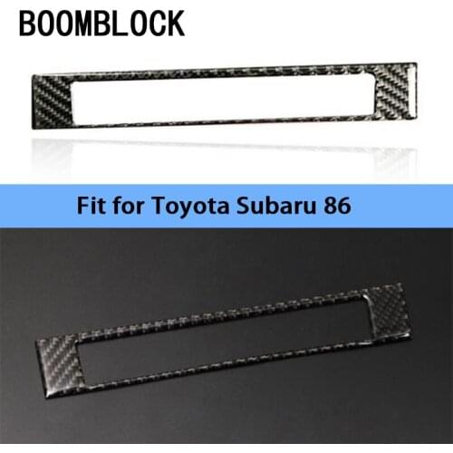 Car Interior Clock Time Display Box Decoration Styling Modified Carbon Fiber Sticker For Subaru BRZ Toyota 86 Auto Accessories