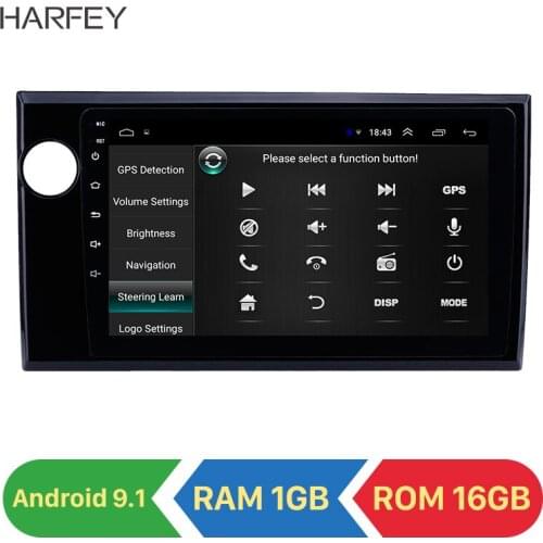 Harfey Android 9.1 9" 2 Din Car Radio GPS car Multimedia Unit Player For 2015 2016 2017 Honda BRV LHD support Carplay DVR OBD