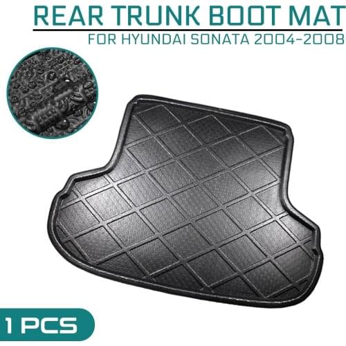 Car Floor Mat Carpet For Hyundai Sonata 2004 2005 2006 2007 2008 Rear Trunk Anti-mud Cover