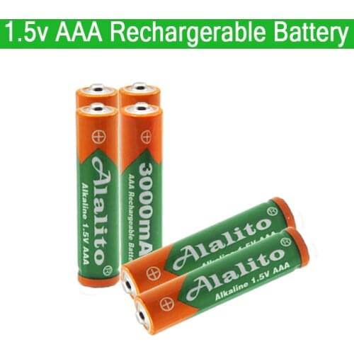 AAA Battery 3000mah 1.5V Alkaline AAA rechargeable battery for Remote Control Toy lightHigh capacity Batery