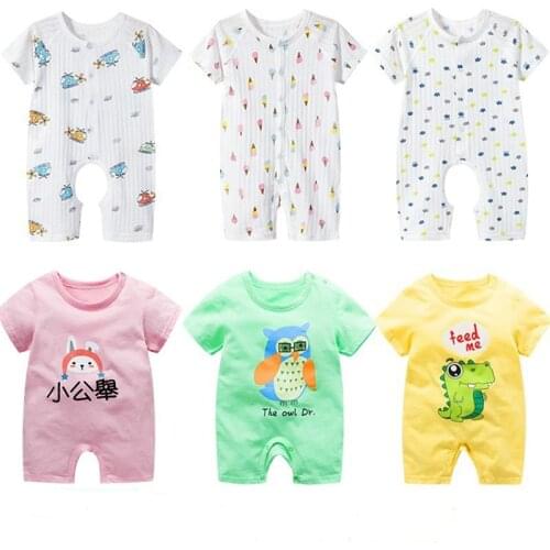 Baby clothes summer baby girls romper newborn baby jumpsuit short sleeve summer clothes girl ropa para bebe toddler baby onesie