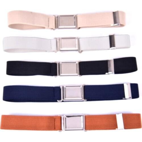 Stretch Western Strap Belt Kids Children Cinch Waistband Adjustable Elastic Canvas Belts For Boys Girls Cummerband