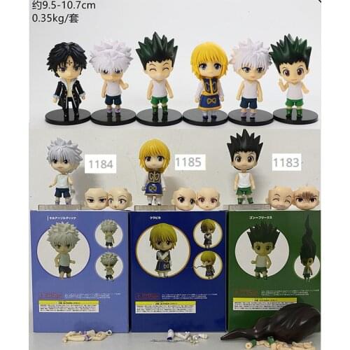 Hunter X Hunter Gon Freecss 1183 Killua Zoldyck 1184 Kurapika 1185 Quwrof 1186 Anime Figure Collectible Cute Toy Doll