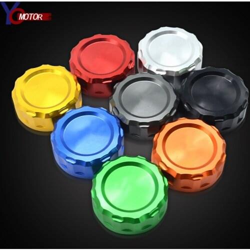 For Kawasaki Ninja650 NINJA 650 Z650 CNC Rear Brake Fluid Reservoir Cover Caps Cylinder Reservoir Cover Motorcycle Accessories