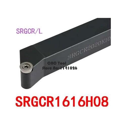 SRGCR1616H08/ SRGCL1616H08 Metal Lathe Cutting Tools Lathe Machine CNC Turning Tools External Turning Tool Holder S-Type SRGCR/L