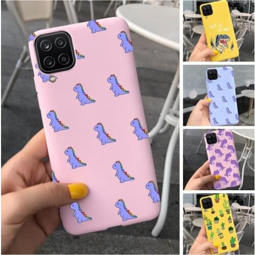 Cute Dinosaur Case For Samsung Galaxy A12 A22 A32 A42 A52 A72 A82 A81 A71 A51 A41 A31 A21 A21s A11 A01 A02 A03S TPU Phone Case