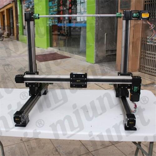 Mjunit MJ45N belt driven linear rail xyz 3 axis with 5 rails