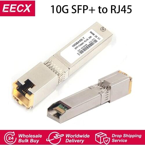 10g SFP RJ45 Copper Module 10gb SFP Module SFP Copper RJ45 module SFP+-T 10GBase-T Copper SFP 30M For HP Aruba HPE