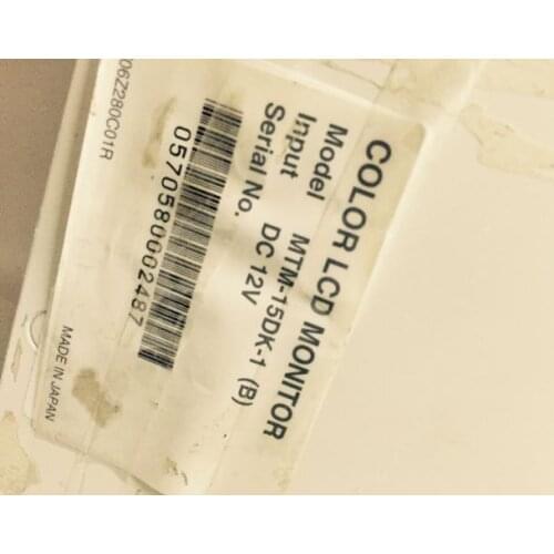 MONITOR MTM-15DK-1 COLOR (B) MTM-15DK-2 MTM-15DK-4 touch panel machines Industrial Medical equipment LCD screen