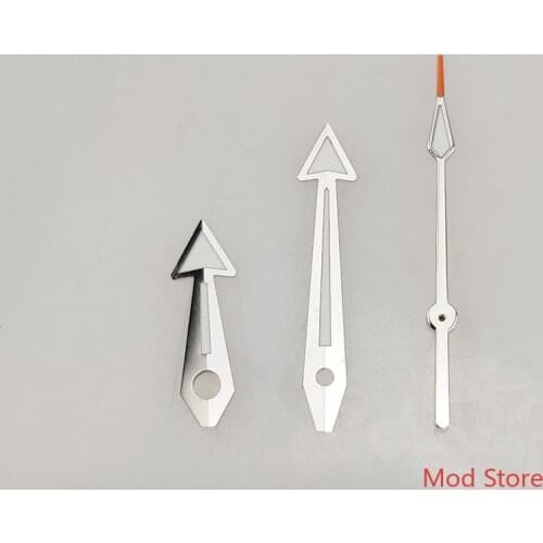 HQ Watch Hands Set For DG2813 Miyota8215 Movement Planet Ocean Style Watch Hands Green Luminous Red Markers