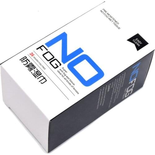 Custom Disposable Eyeglasses Lens Screen Anti Fog Cloth Wipes Paper