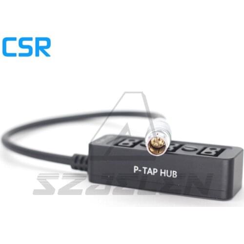 DJI Ronin 2 power 14.8V 6pin to to 3-Port P-Tap Female Hub Adapter Splitter