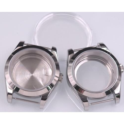 36mm / 40mm sapphire glass watch case fit NH35 NH35A NH36 NH36A movement polished case