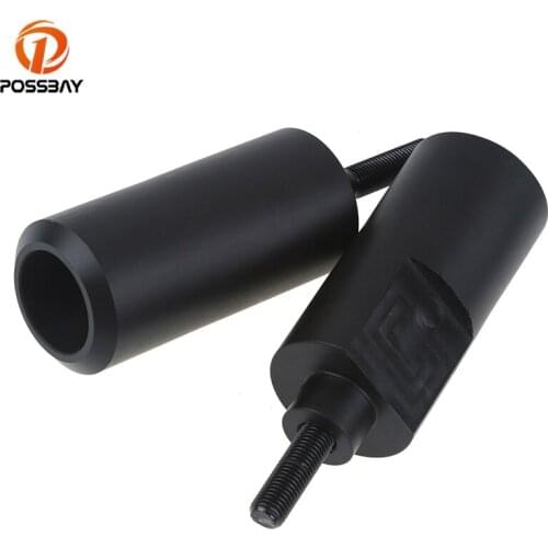 POSSBAY Carbon Motorcycle Frame Slider Anti Crash Pad Moto for Yamaha YZF R1 2004 2005 2006 Cafe Racer Falling Protector Sliders