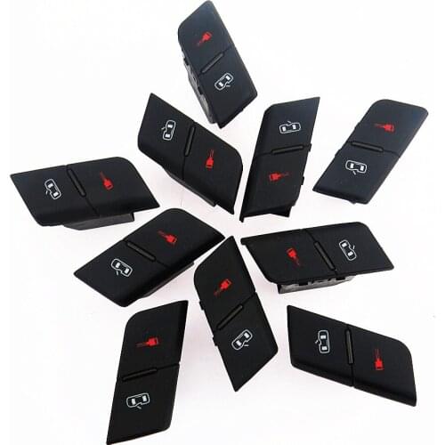 SCJYRXS 10Pcs Left Side Driver Central Door Lock Unlock Master Switch Button For A4 S4 RS4 B6 B7 Seat Exeo 8ED962107 8ED 962 107