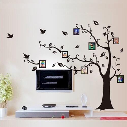 20 set 5 Designs Removable PVC Decals Large Family Photo Frame Tree Wall Stickers For Art Home Living Room TV Wall Decoration