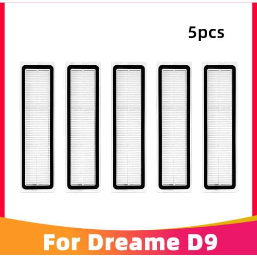 Replacement Filter for Dreame Tech Robot Vacuum D9 Model Name: RLS5-WH0 Robotic Cleaner Spare Parts