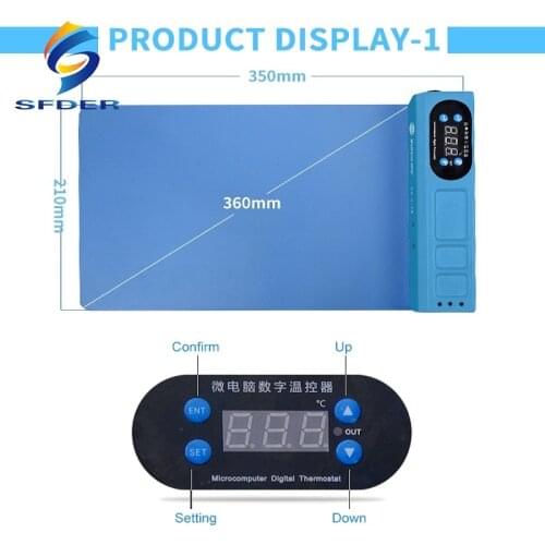 SUNSHINE SS-918E Mobile Phone IPad LCD Screen Heating Separator Mobile Phone IPad Repair Separation Pad LCD Heating Station