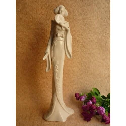 Character Decoration, Geisha Statue, Japanese Style, Ceramic Crafts, Holiday Gifts, Home Decorations, Beauty Models