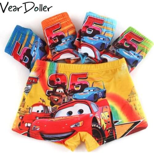 VearDoller 5pcs/Lot New Cartoon Pattern Boys Underwear Childrens Boxer 2-11Years Teenager Clothes Leisure Baby Boys Panties