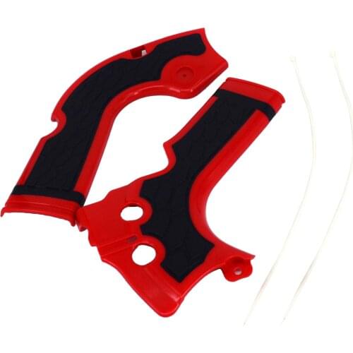 Frame Guard Protector for Honda CRF 250 R 2014 -2016 CRF 450 R 2013-2016 Motorcycles, Red & Black