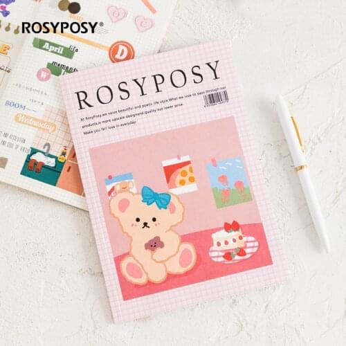 20Sheets/pack Kawaii Cute Bear Sticker Book Diary Planner Stickers Scrapbooking School Office Supplies Bullet Journal sl2785