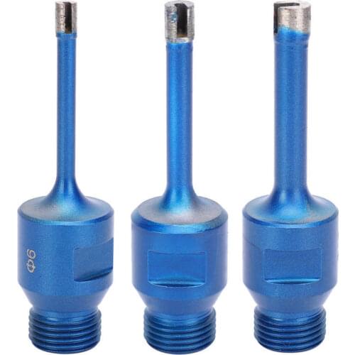 1Pcs 6/8/10mm Diamond Hole Saw BSP1/2in Thread Woodworking Drill Bit Drilling Tools For Ceramic Tile Marble Granite