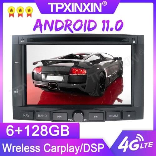 Android 11.0 6+128G For PEUGEOT 3008 5008 GPS Car Multimedia Player Headunit Audio Radio Navigtion Tape Recorder