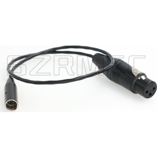 BMPCC 4K Blackmagic Pocket Cinema 4K Camera Video Assist 4K Sharp 8K Audio Cable Mini XLR 3 pin to Standard 3 pin XLR