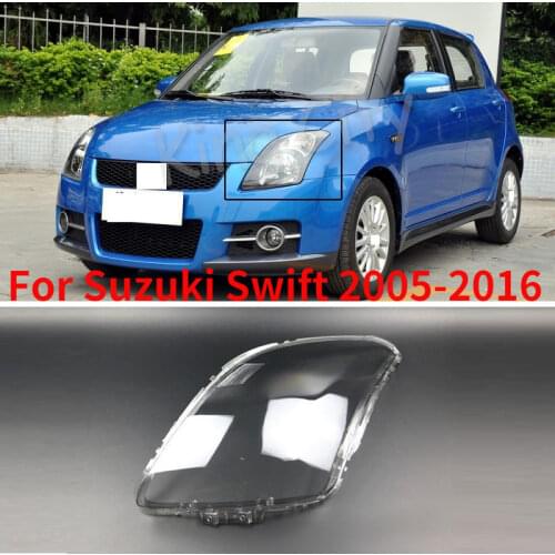 CAPQX For Suzuki Swift 2005 2006 2007 2008 2009 2010-2016 Headlight Cover Front Head Light Lid Headlamp Glass cover Lens Hood