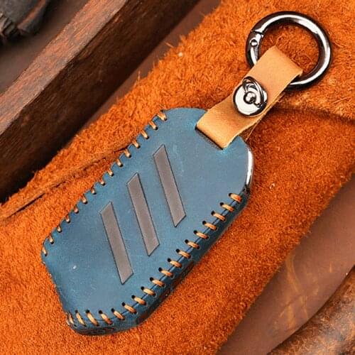 3 Buttons Remote Smart Key Case For Kia Sportage Ceed Sorento Cerato Forte 2017 2018 2019 Leather Fob Shell Cover Skin Holder