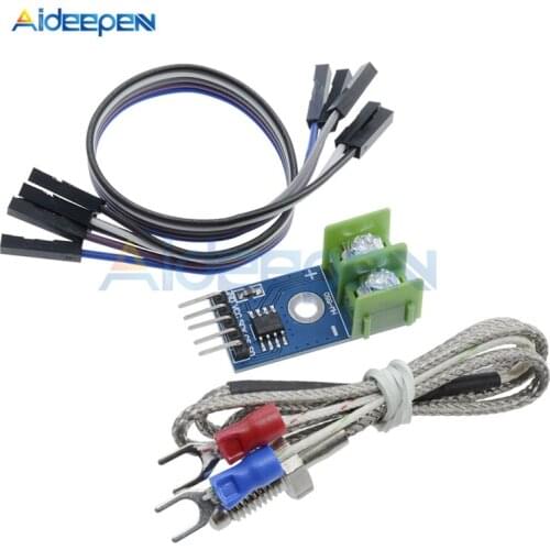 DC 5V MAX6675 Module + K Type Thermocouple Thermocouple Sensor Temperature Degrees Module With 4 Pin DuPont Cable For Arduino