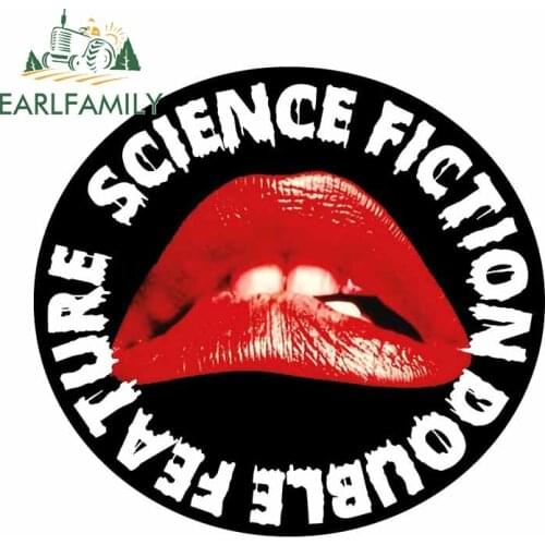 EARLFAMILY 13cm x 12.2cm Funny Car Stickers for Rocky Horror Picture Show Waterproof Decal Windshield Bumper Vinyl Car Wrap