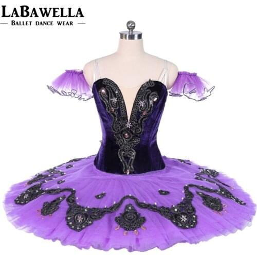 BlCustomized purple Classical Ballet Tutu Professional Ballerina Dance Costume Women Tutu Performance Tutu BT8992D