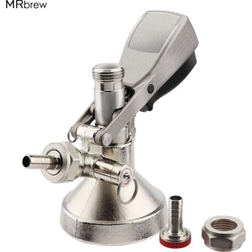 Homebrew Beer Tap Keg Coupler G Type Keg Coupler with Relief Valve Beer Dispenser Beer Keg Tap Beer Faucet System