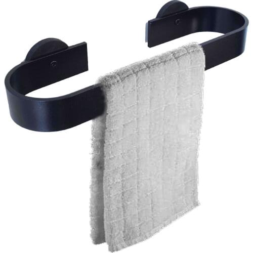 Magnetic Dish Cloth Bar Dish Towel Holder rack for Kitchen Sink w Metal Plate