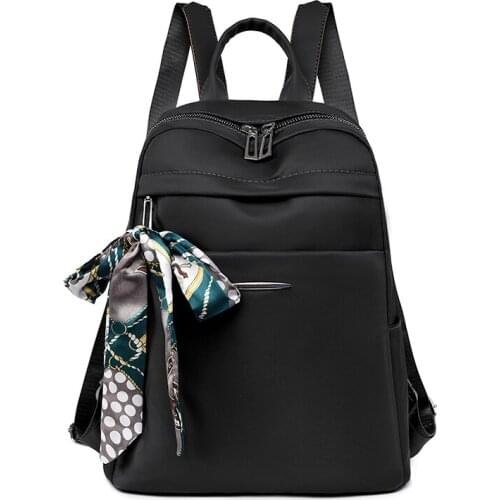 Fashion Casual Woman Travel Backpack High Quality Durable Fabric Female Backpack Large Capacity Girls A4 Book School Backpack