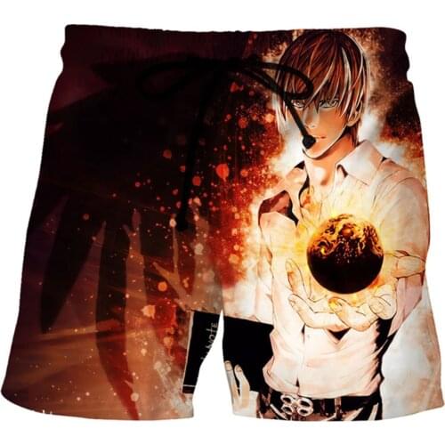 CLOOCL Men Shorts Death Note Anime 3D Print Beach Shorts Unisex Sweatpant Casual Streetwear Fashion Fitness Shorts Drop Shipping