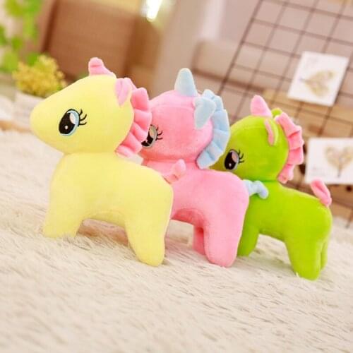 18 cm Soft Little Unicorn Plush Toy Stuffed Animal Cartoon Unicorn Plush Soft Toys For Childrens Bed Toy