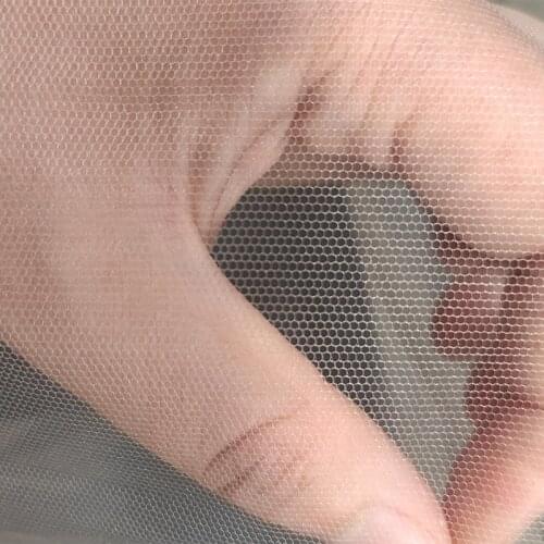 Soft and thinner lace materials for making eyebrown transparent lace net fabric for beard lace net fabric body hair