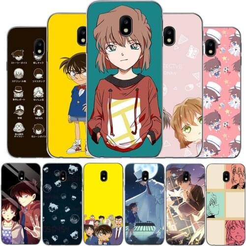 Detective Conan Soft Silicone Phone Case For Samsung J3 J4 J7 J8 2018 J5 J7 2017 J5 J7 2016 J7 Prime J4 J5 J7 plus