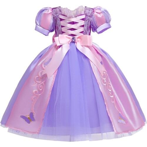 2020 New Children 3-12Y Halloween Princess Dress Baby Girl Cospaly Christmas Party Dresses For Toddler Girls Kids Autumn Costume