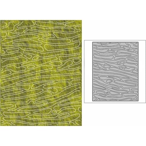 New Big Spotted Watermark Background Plate Craft Embossing Mold 2021 Metal Cutting Dies for DIY Scrapbooking Album Card Making